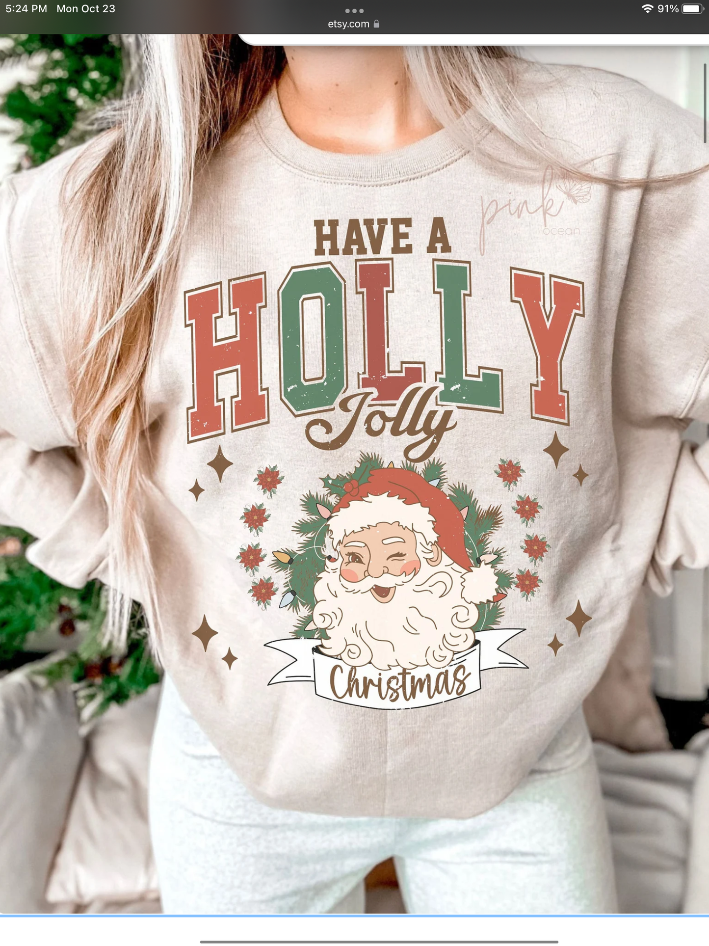 Holly Jolly Christmas Sweatshirt